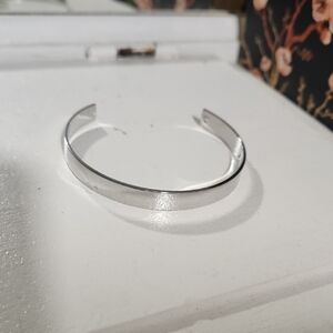 Elegant Silver Cuff Bracelet